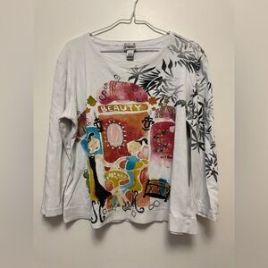 Chico's Elegant White Cotton Blouse